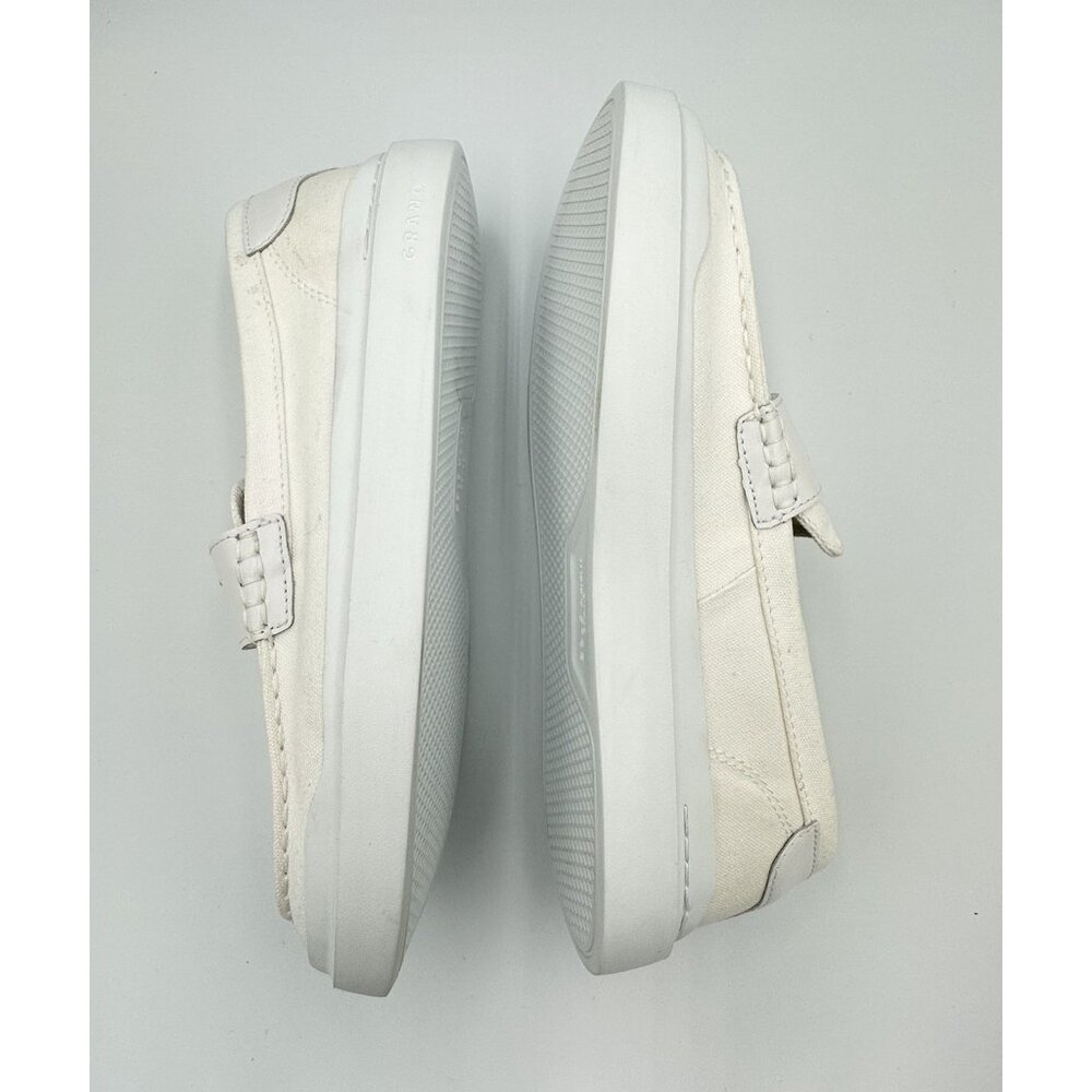 Cole Haan Grand 360 Womens 10.5B White Casual Penny Loafers Shoes Slip On W23260 - Picture 12 of 12